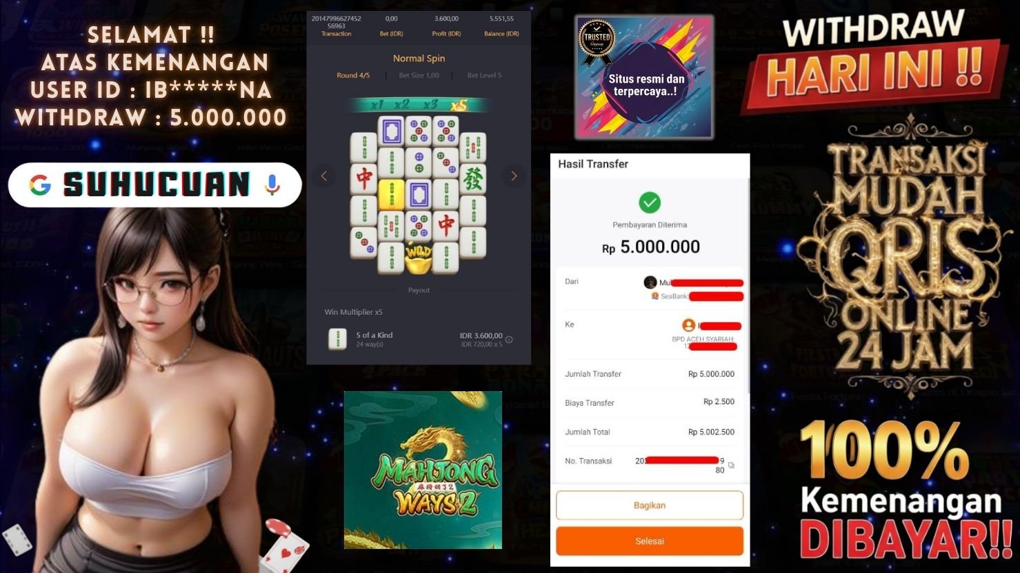 SUHUCUAN JACKPOT SLOT MAHJONG WAYS 2